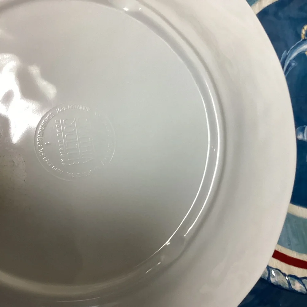 Vintage Cynthia Coulter Melamine Sail Away Nautical Anchor (6) 9" Salad Plates - Picture 12 of 13